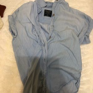 Denim Abercrombie tank top